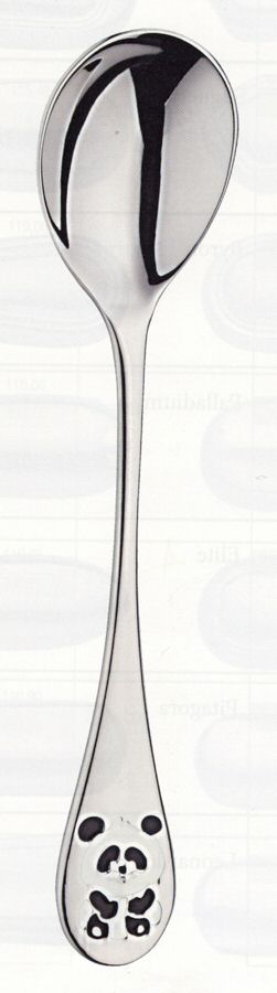 Baby (Stainless) Straight Handle Baby Spoon by Pintinox-1
