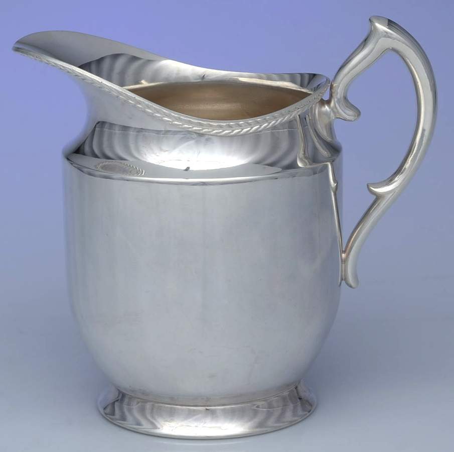 1023A (Silverplate, Hollowware) Silverplate Water Pitcher by Poole Silver -1