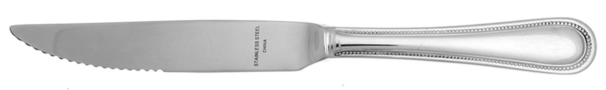 PBN23 (Stainless) Steak Knife Individual Hollow, Serrate HC by Pottery Barn-1