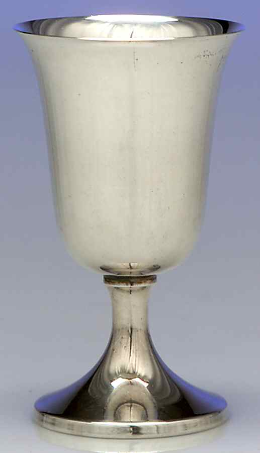23 (Sterling, Hollowware) Sterling Wine Goblet by Preisner-1