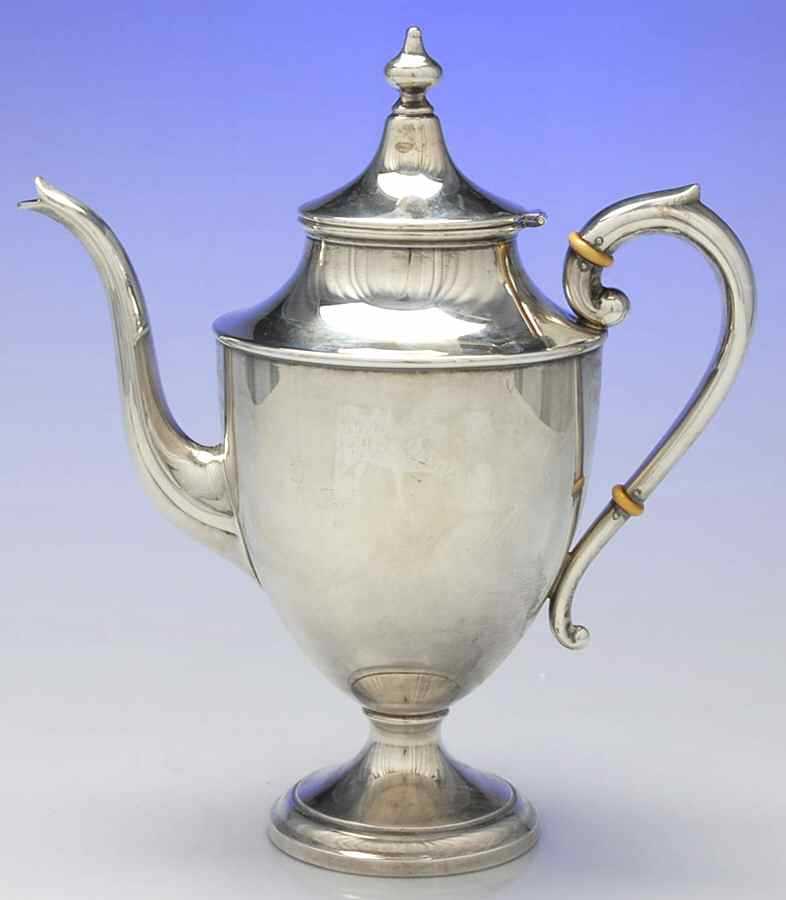 750 (Sterling, Hollowware) Coffee Pot by Preisner-1