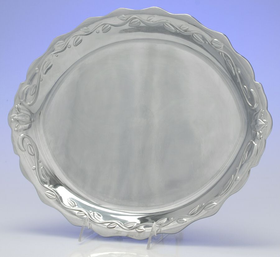 Napoli (Aluminum, Hollowware) 14" Oval Serving Platter by Pfaltzgraff-1