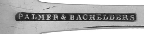 Coin Silver Flatware Tablespoon (Serving Spoon) by Palmer & Bachelder-3