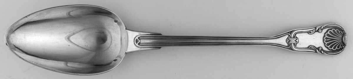 PUS6(Sterling) Solid Serving Spoon by Puiforcat-1