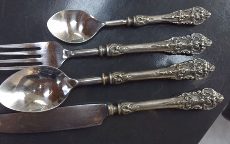 Louis (Nickel Plated Brass) Fork by PTMD-1