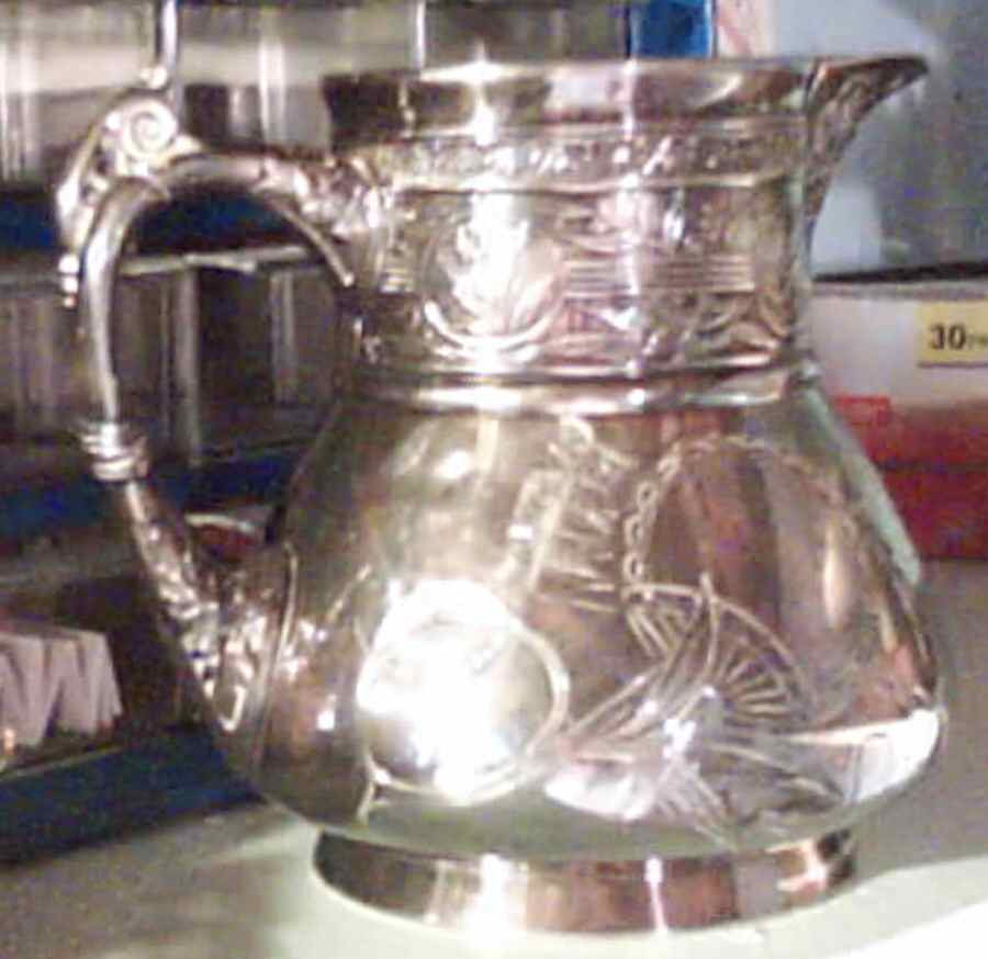 301 (Silverplate, Hollowware) Creamer by Pairpoint Mfg Co-1