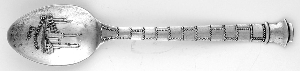PBM20 (Sterling) Souvenir Spoon (Five O'Clock) by Paye & Baker Mfg Co-1
