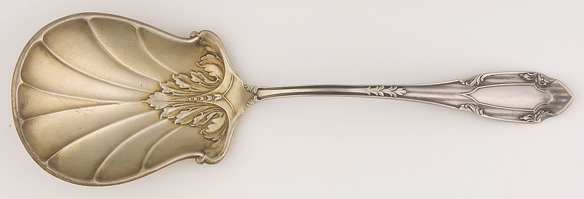 PBM22 (Sterling) Large Jelly Spoon by Paye & Baker Mfg Co-1