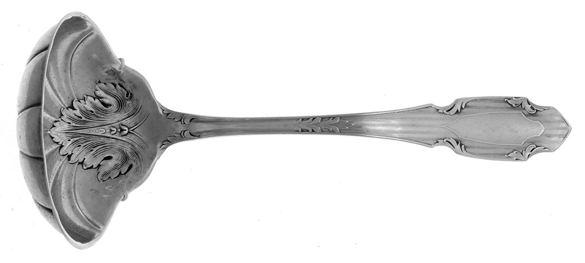 PBM22 (Sterling) Solid Gravy Ladle by Paye & Baker Mfg Co-1