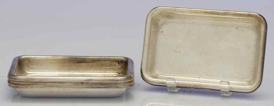81 (Sterling, Hollowware) Butter Pat - Set of 4 by Poole Silver -1