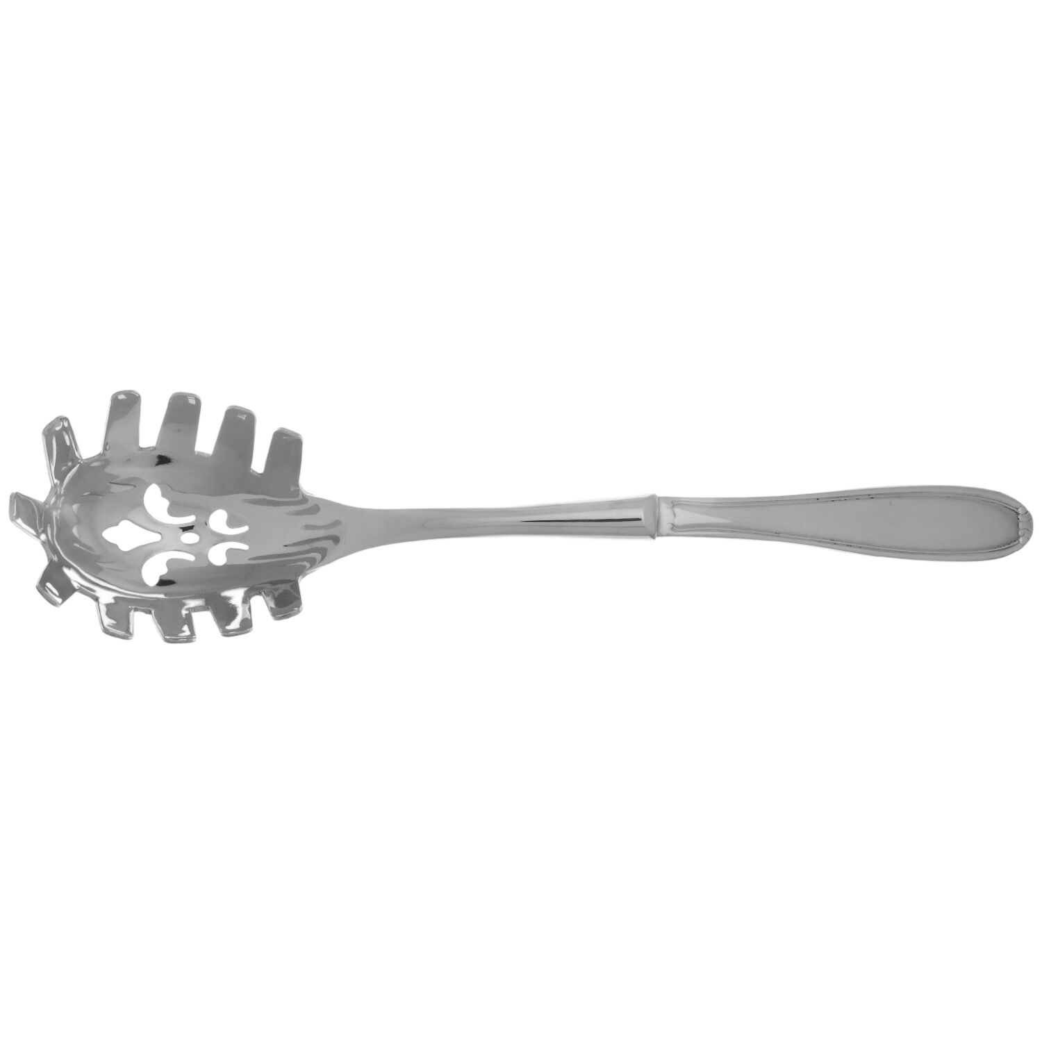 Linden (Stainless) Pasta Server with Stainless Bowl HC by Pfaltzgraff-1