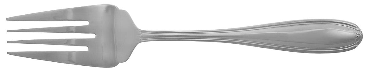 Linden (Stainless) Medium Solid Cold Meat Serving Fork by Pfaltzgraff-1