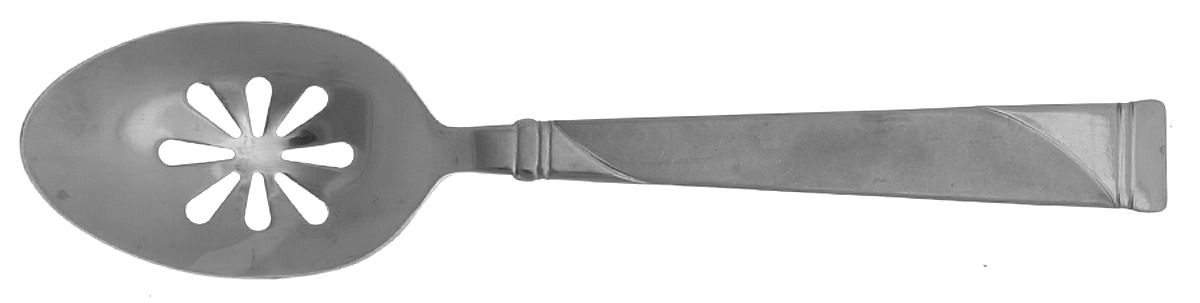Devon Frost (Stainless) Pierced Tablespoon (Serving Spoon) by Pfaltzgraff-1