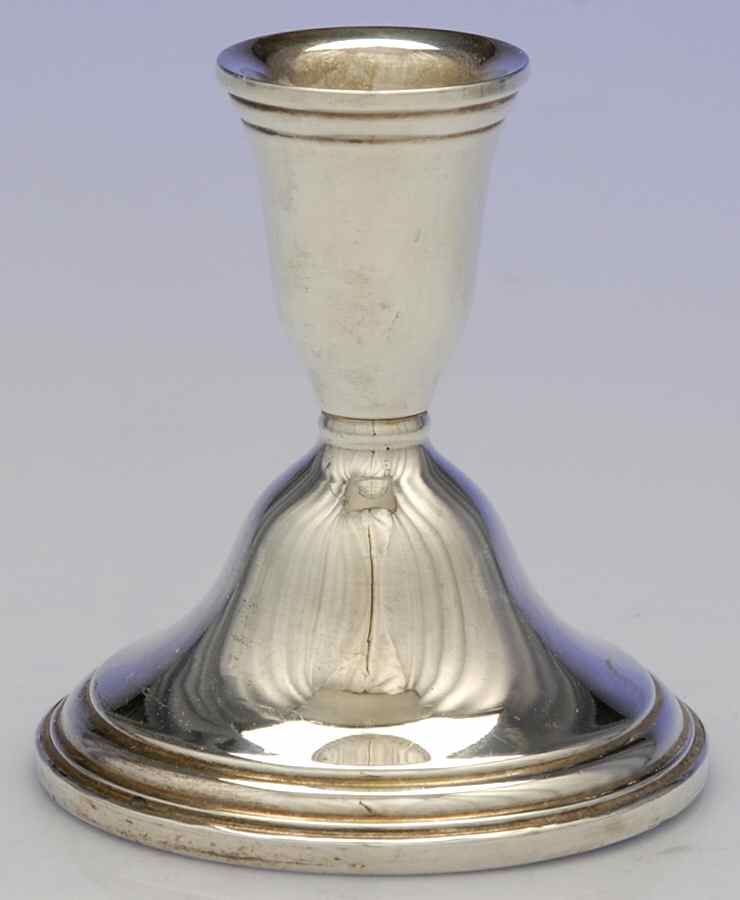 807 (Sterling, Hollowware) 3" Console Candleholder by Preisner-1