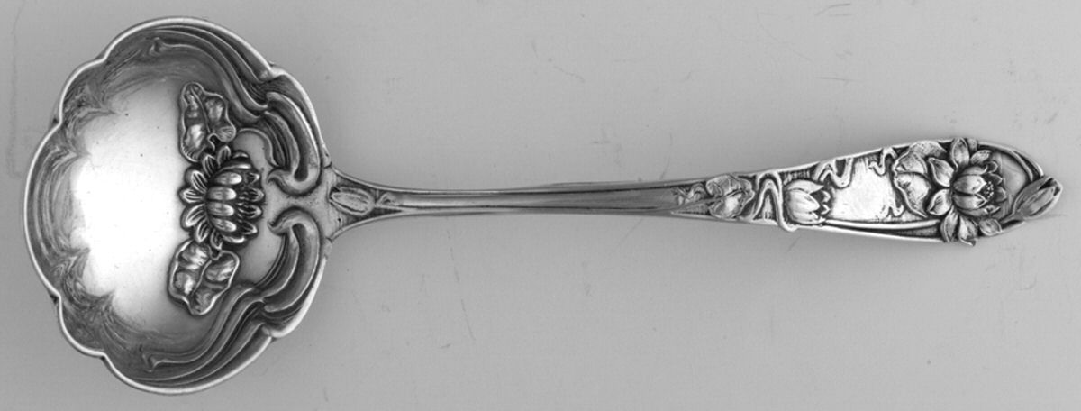 PBM26 (Sterling) Solid Piece Cream Ladle by Paye & Baker Mfg Co-1