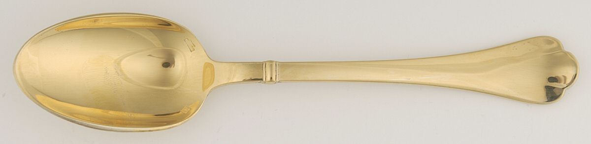 Cardinal (Gold Electroplate) Dessert/Oval Soup Spoon by Puiforcat-1