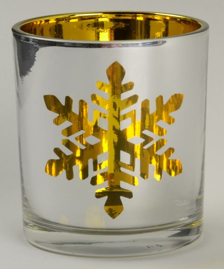 Gold Accent Pearl (Stainless) Votive Candleholder by Pfaltzgraff-1
