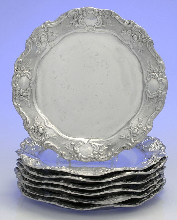 Gadroon (Pewter, Hollowware) 10" Round Tray by Olde Country Reproductions-1