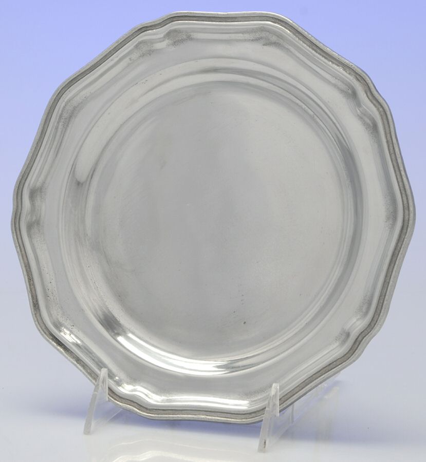King George (Pewter, Hollowware) Salad Plate by Olde Country Reproductions-1