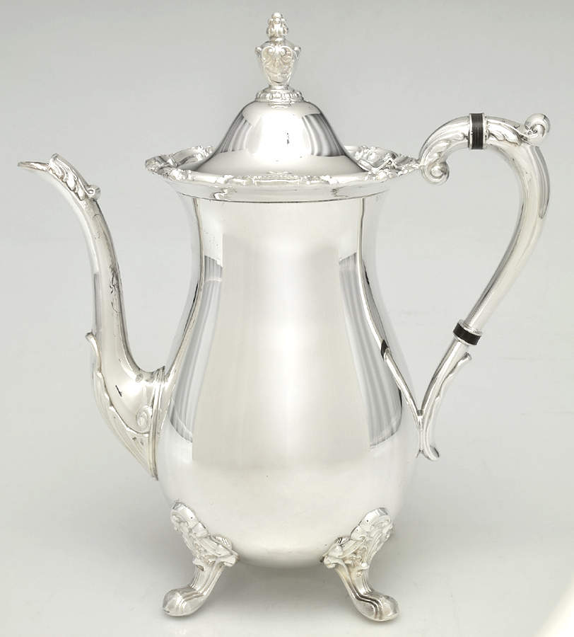 141 (Silverplate, Hollowware) Silverplate Coffee Pot by Poole Silver -1