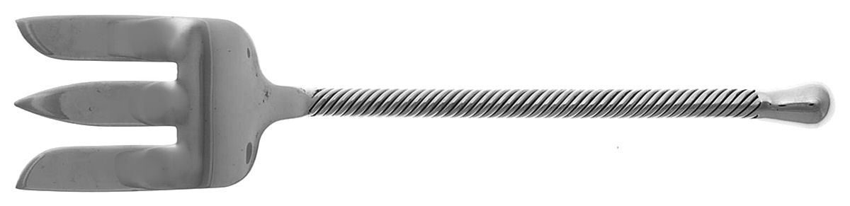 PII17 (Stainless) Solid Serving Fork by Pier 1-1