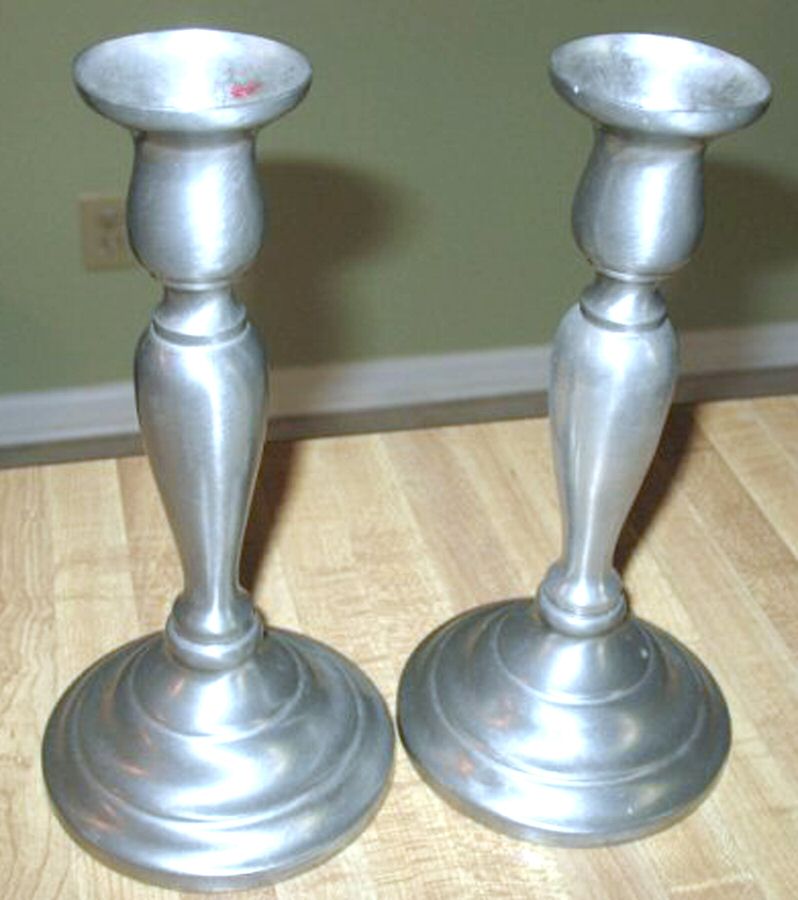 2097 (Pewter, Hollowware) Candlestick by Preisner-1