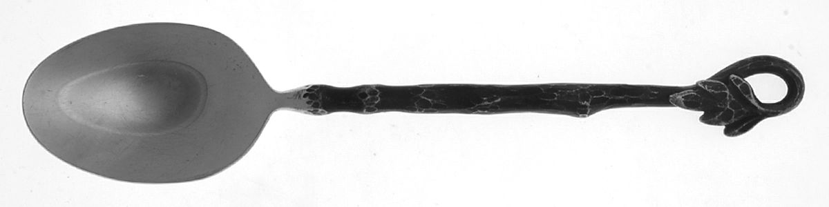 Curled Leaf (Stainless) Place/Oval Soup Spoon by Pottery Barn-1