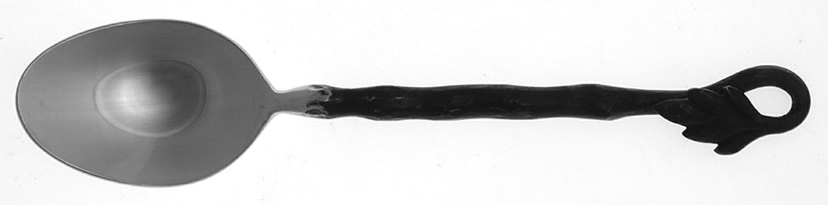 Curled Leaf (Stainless) Teaspoon by Pottery Barn-1