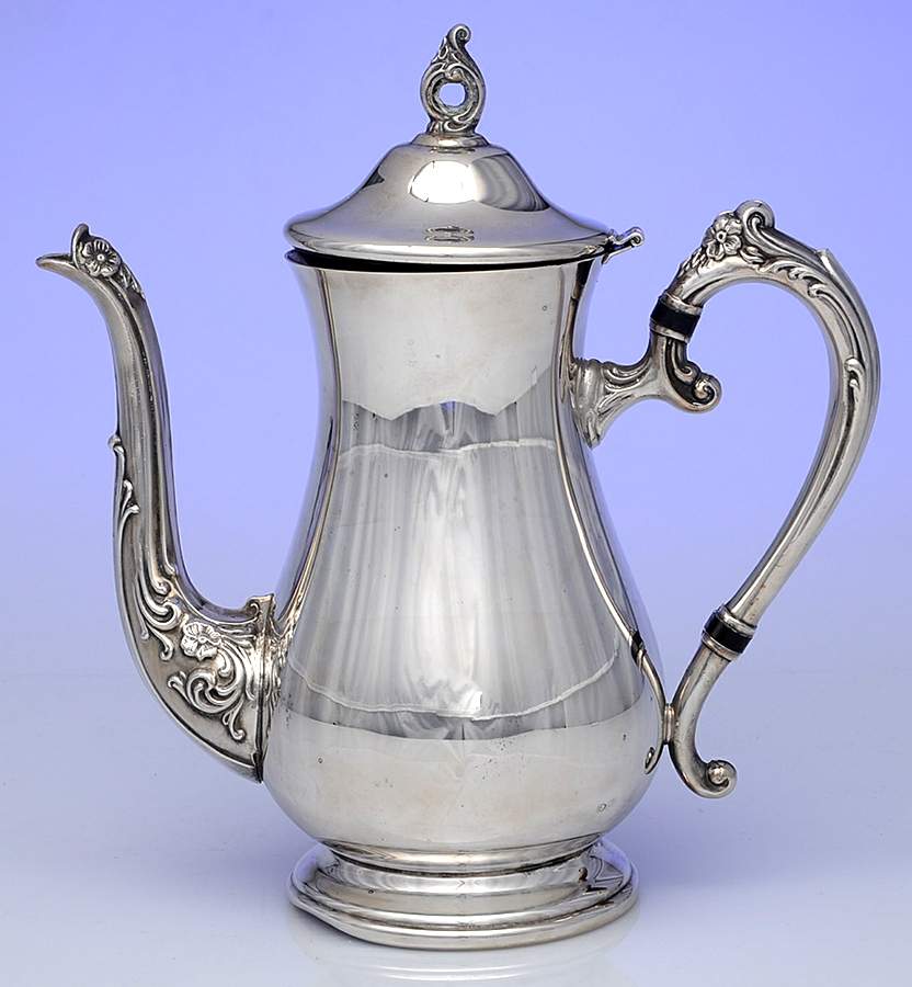 P51 (Silverplate, Hollowware) Coffee Pot by Pilgrim Silver-1