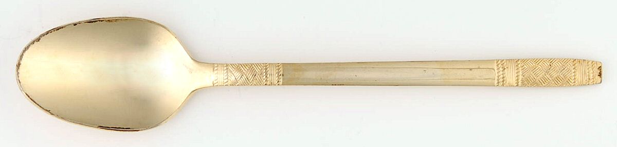 Rotunda (Gold Electroplate) Teaspoon by Present-1