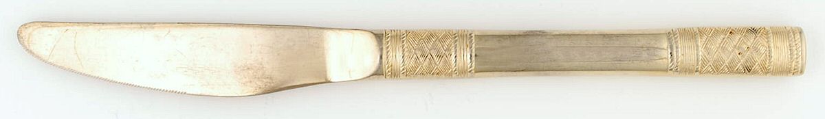 Rotunda (Gold Electroplate) Modern Hollow Knife by Present-1