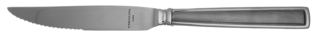 Delano Frost (Stainless) Steak Knife Individual Hollow, Serrate HC by Pfaltzgraff-1