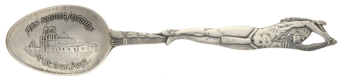 States & Cities Souvenir Spoons(Sterling) Arizona Five O'Clock Spoon by Paye & Baker Mfg Co-1