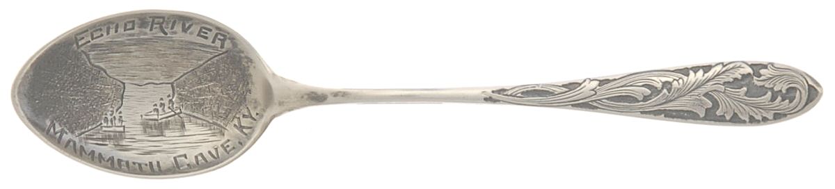 States & Cities Souvenir Spoons(Sterling) Kentucky Demitasse Spoon by Paye & Baker Mfg Co-1