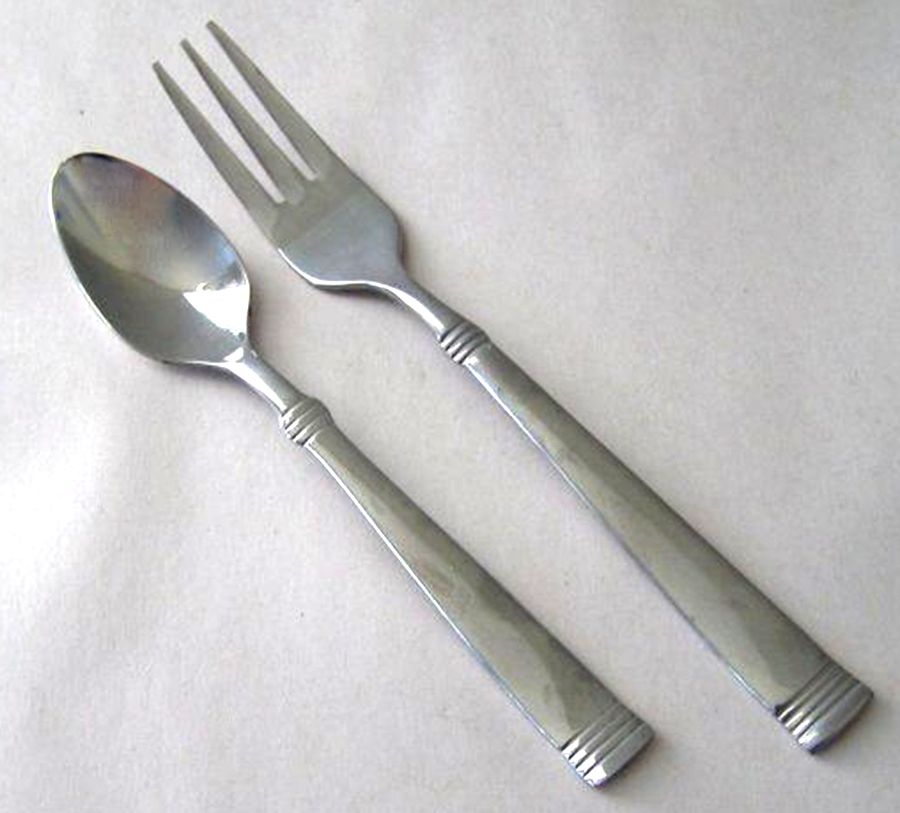 Linear (Stainless) Demitasse Spoon by Pfaltzgraff-1