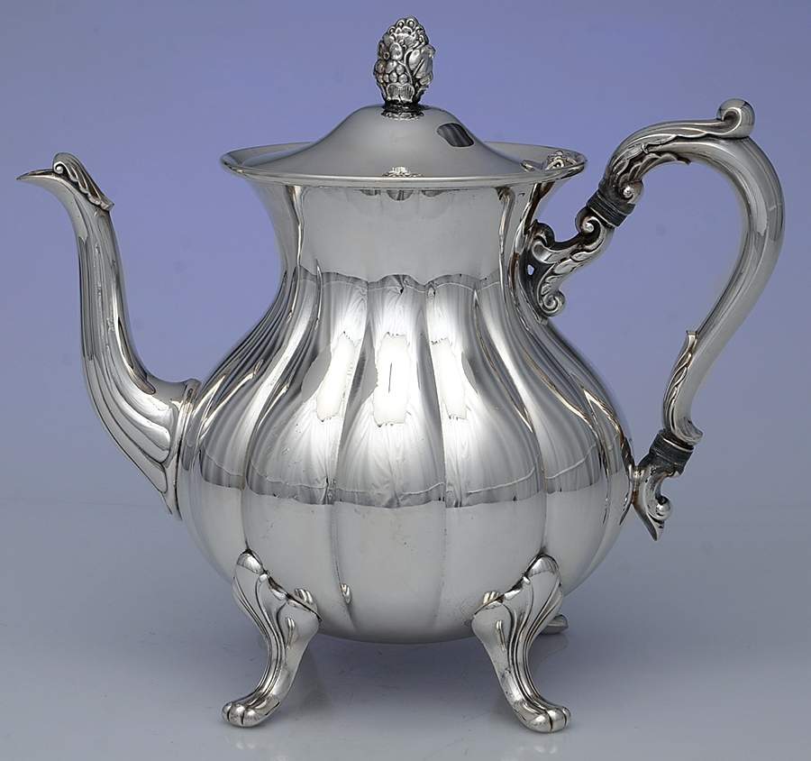 Sevenoaks (Silverplate, Hollowware) Teapot by Poole Silver -1