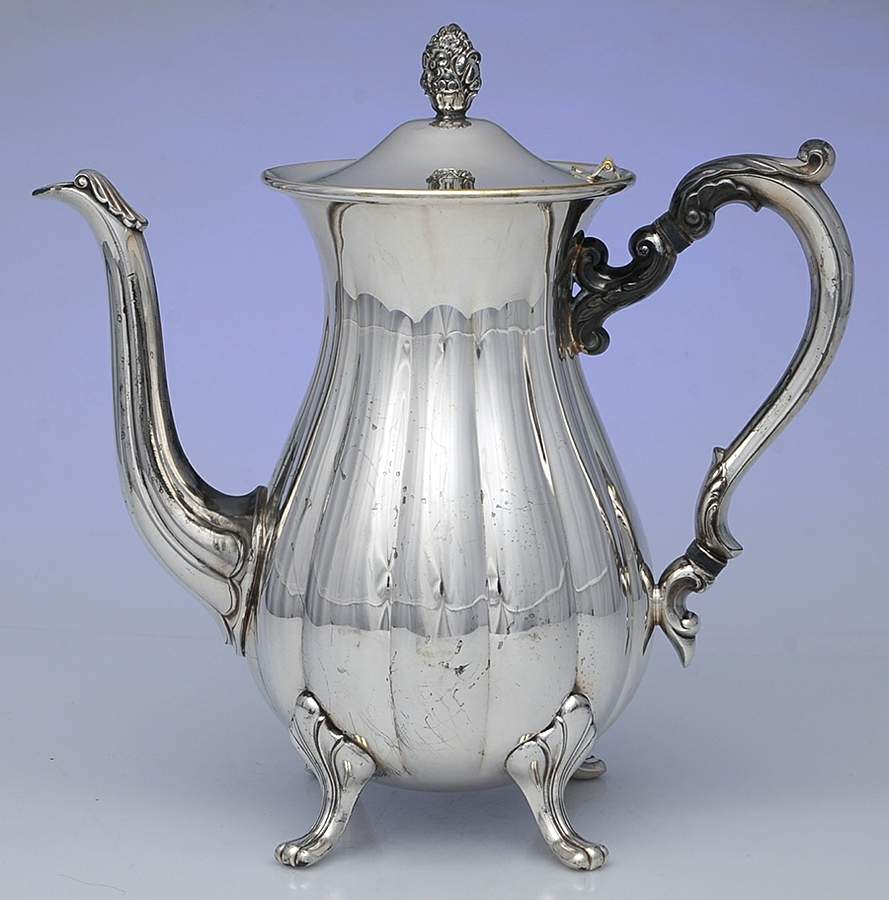 Sevenoaks (Silverplate, Hollowware) Silverplate Coffee Pot by Poole Silver -1