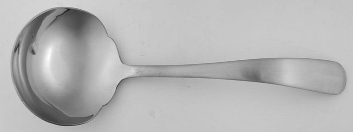 Satin Gotham (Stainless) Solid Gravy Ladle by Pfaltzgraff-1