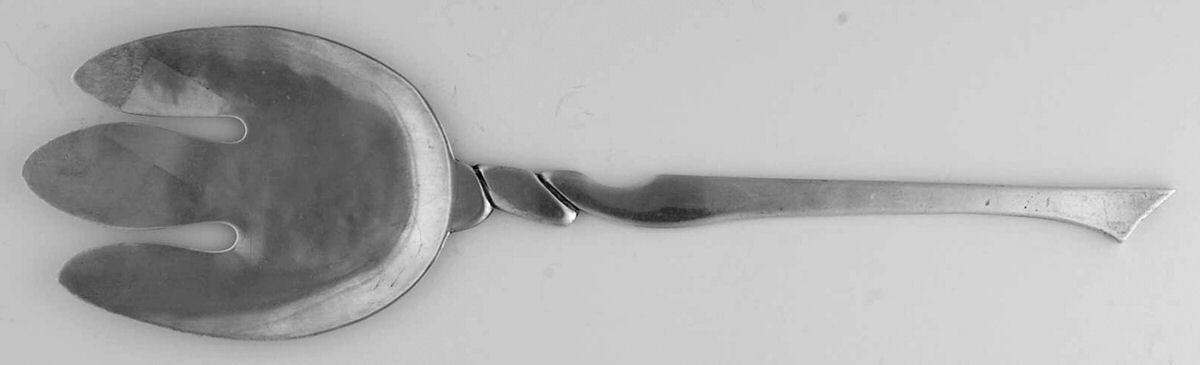 PHP1 (Sterling) Solid Serving Fork by Philip Paval-1