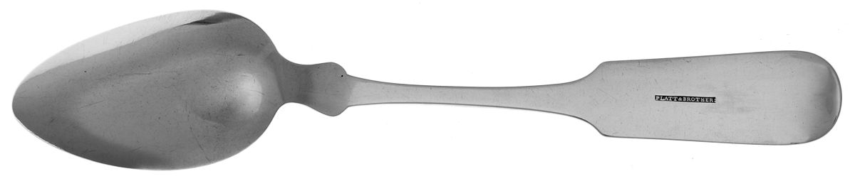 Coin Silver Flatware Tablespoon (Serving Spoon) by Platt & Brother-2