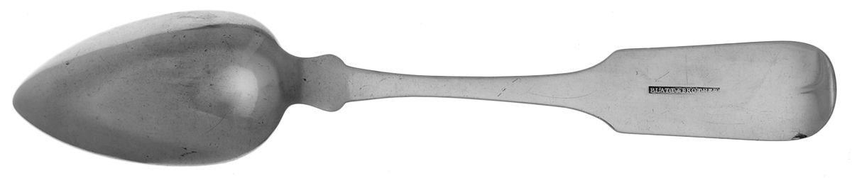 Coin Silver Flatware Place/Oval Soup Spoon by Platt & Brother-2