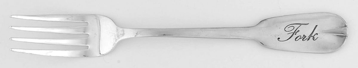 Antique Silver (Silverplate) Fork by Pottery Barn-1