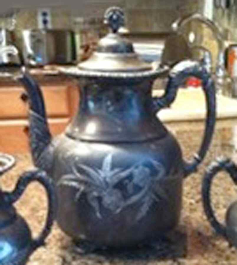 431 (Silverplate, Hollowware) Silverplate Coffee Pot by Providence-1