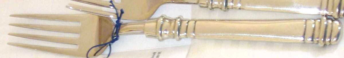 Banded Pewter (Pewter) Fork by Pierre Deux-1