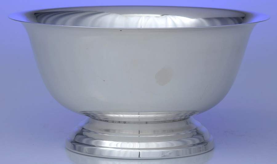 Paul Revere Bowls (Silverplate) 8" Paul Revere Bowl by Poole Silver -1