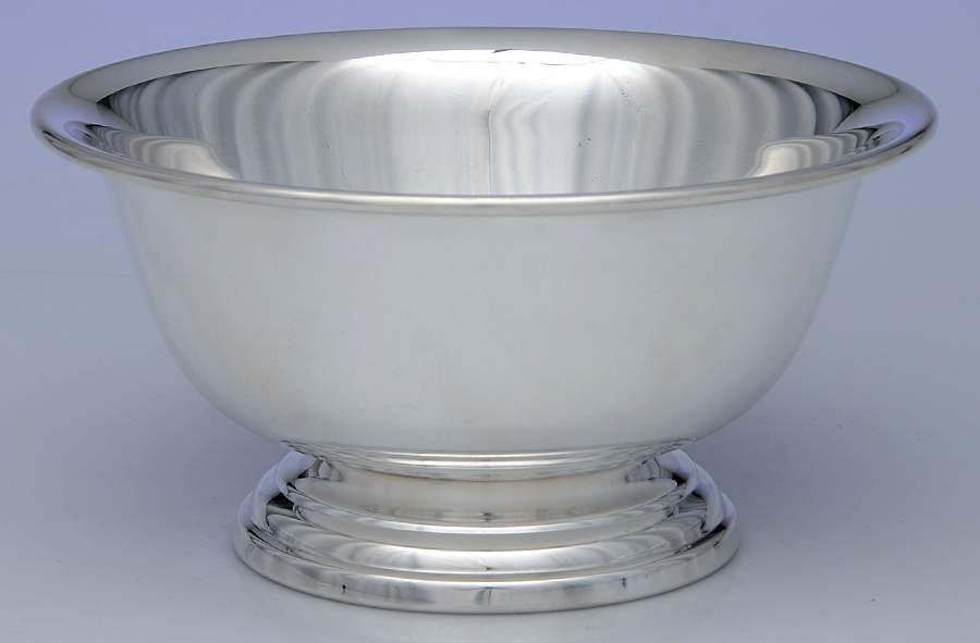 Paul Revere Bowls (Silverplate) 8" Paul Revere Bowl by Poole Silver -1