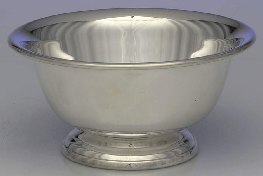 Paul Revere Bowls (Silverplate) 6" Paul Revere Bowl by Poole Silver -1