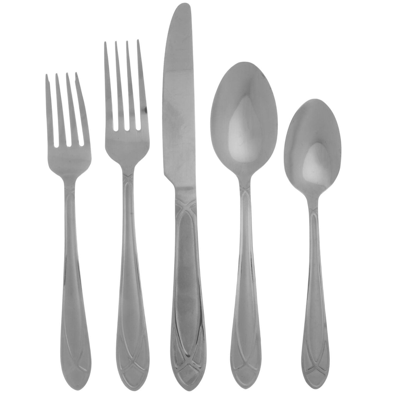 Mirage Frost (Stainless) 40 Piece Estate Set by Pfaltzgraff-1