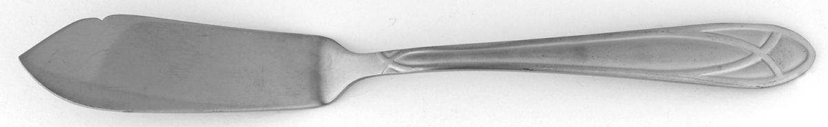Mirage Frost (Stainless) Flat Handle Master Butter Knife by Pfaltzgraff-1