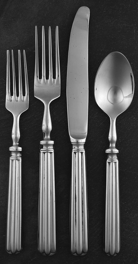 Toulouse (Stainless) 4 Piece Place Setting by Pottery Barn-1